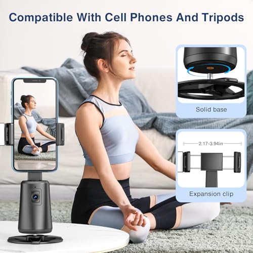 360° Auto Face Tracking Tripod with Remote Control
