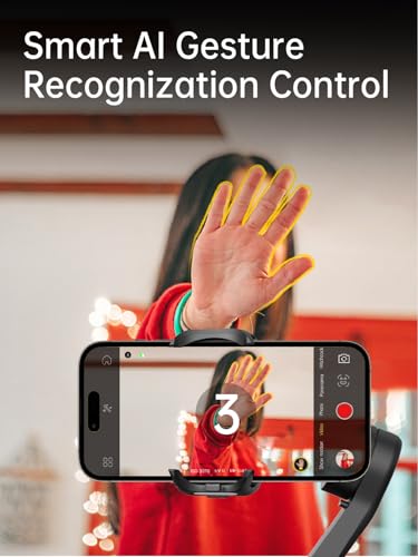 Foldable 3-Axis Smartphone Gimbal Stabilizer for Vlogs