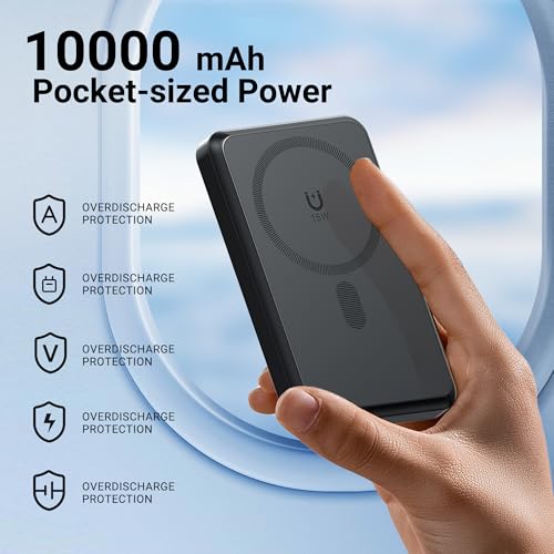 Magnetic 10,000mAh MagSafe Wireless Power Bank