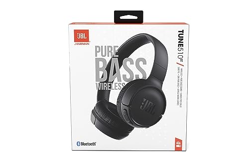 JBL Tune 510BT Wireless On-Ear Headphones - Black