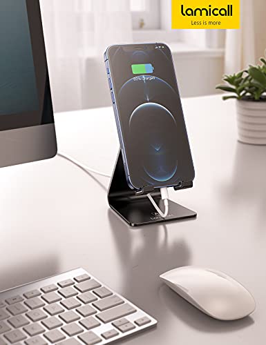 Lamicall Adjustable Desk Phone Stand for All Phones