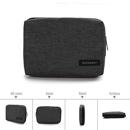 Compact Electronics Organizer Travel Case for Gadgets
