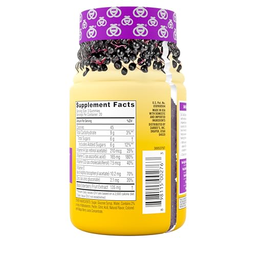 Elderberry Gummy Immunity Support with Vitamins & Zinc