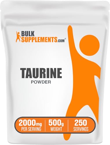 BulkSupplements Taurine Powder 2000mg - Unflavored Energy