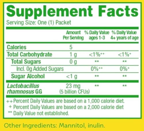 Culturelle Kids Daily Probiotic Supplement, 30 Packets