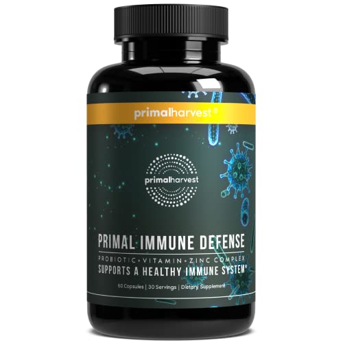 Primal Harvest 10-in-1 Immune Defense Supplement 60 Capsules