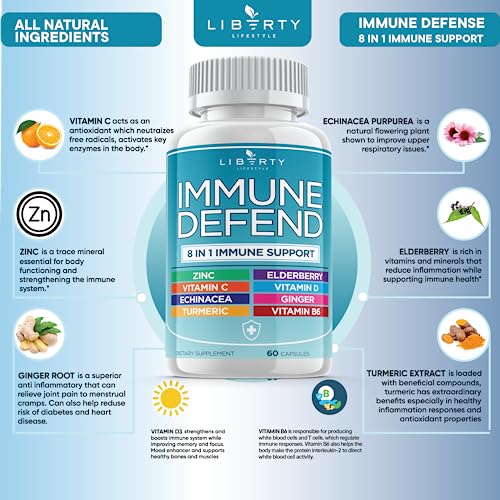 8-in-1 Immune Defense Vitamins Booster (2 Pack)