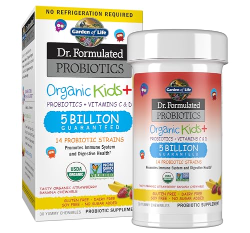 Garden of Life Kids+ Probiotics with Vitamin C&D