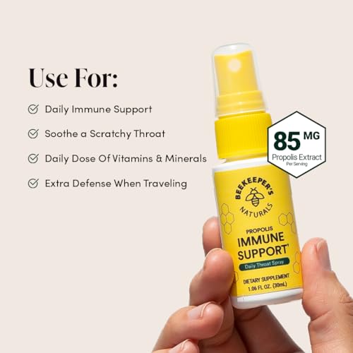 Beekeeper's Naturals Propolis Throat Spray - Immune Support