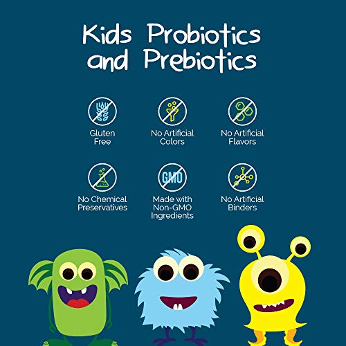 Kids Probiotics with Prebiotics - Chewable Formula