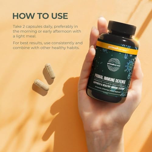 Primal Harvest 10-in-1 Immune Defense Supplement 60 Capsules