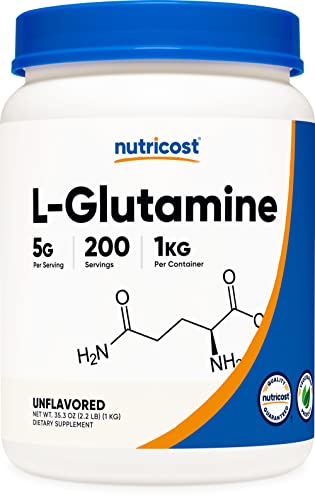 Nutricost L-Glutamine Powder 1 KG Unflavored