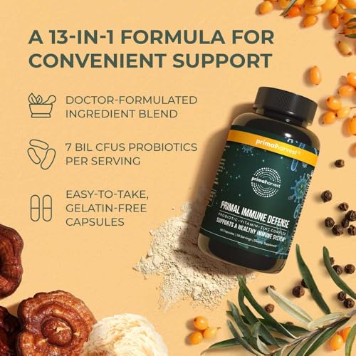 Primal Harvest 10-in-1 Immune Defense Supplement 60 Capsules