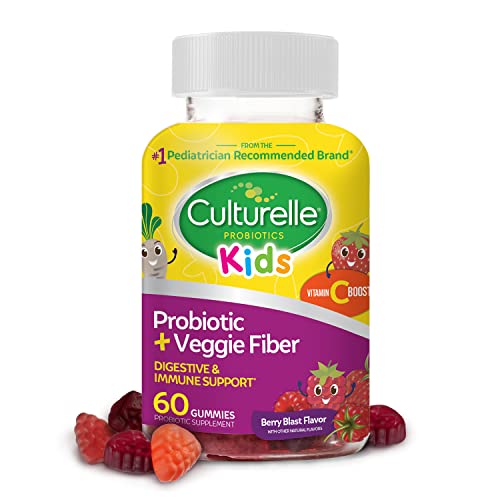 Culturelle Kids Probiotic & Fiber Gummies – 60 Count