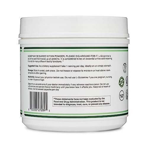 L-Glutamine Powder 1.1lbs - Keto & Vegan