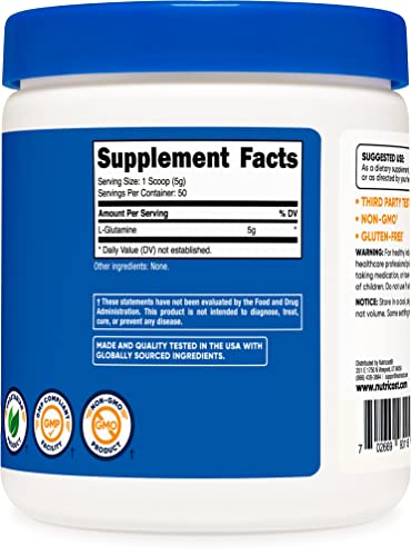 Nutricost L-Glutamine Powder - 250g