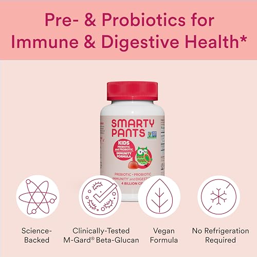 SmartyPants Kids Probiotic Immunity Gummies - 60 Count