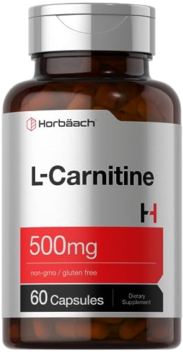 Horbäach L-Carnitine 500mg Supplement - 60 Capsules