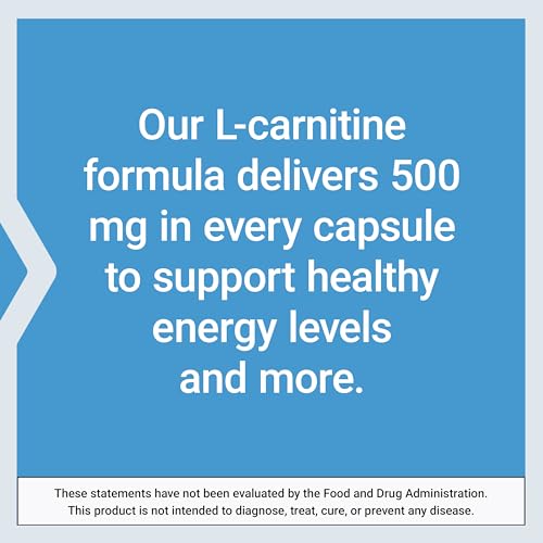 Life Extension L-Carnitine 500 mg Energy & Memory Support