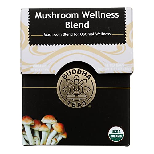 Buddha Teas Organic Mushroom Wellness Herbal Tea