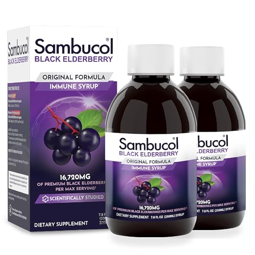 Sambucol Black Elderberry Syrup - Immune Support 2-Pack