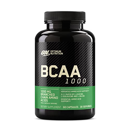 Optimum Nutrition Instantized BCAA Capsules, 1000mg, 60 Count