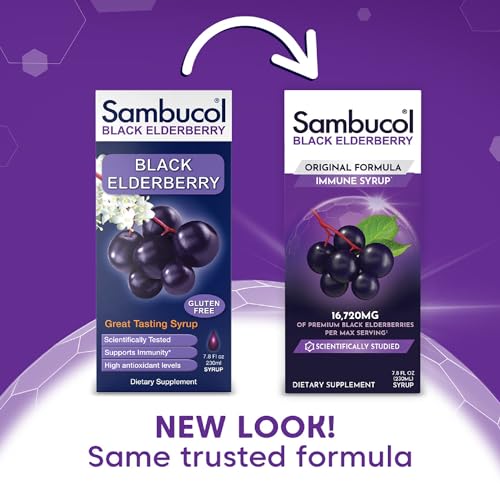 Sambucol Black Elderberry Syrup - Immune Support 2-Pack