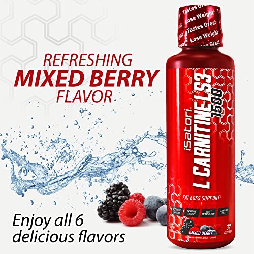 iSatori Liquid L-Carnitine LS3, Mixed Berry Flavor