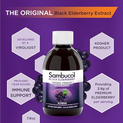 Sambucol Black Elderberry Syrup - Immune Support 2-Pack