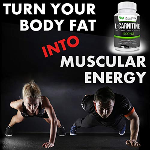 Extra Strength L-Carnitine 1000mg - 200 Capsules