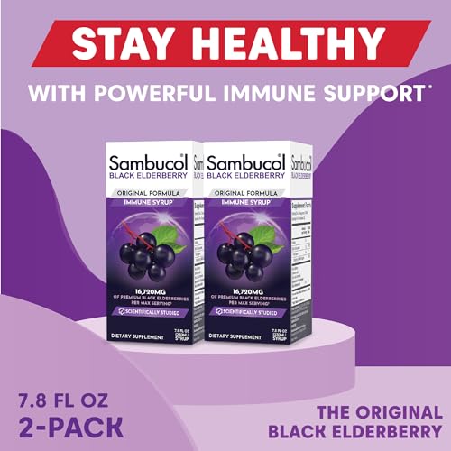 Sambucol Black Elderberry Syrup - Immune Support 2-Pack