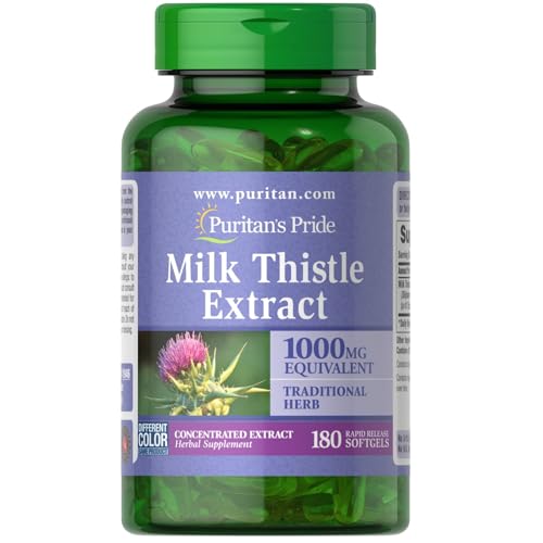 Milk Thistle 4:1 Extract 1000 Mg Softgels