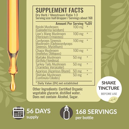 Herbamama Vegan Mushroom Complex for Immune Support