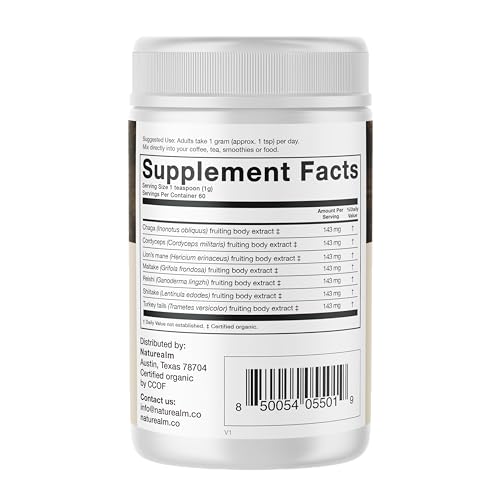 Sacred 7 Mushroom Extract Powder - 2oz