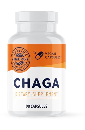 Vimergy Pure Chaga Mushroom Capsules for Heart Health