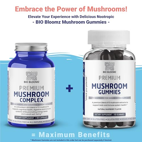 Premium Mushroom Complex Capsules for Immune Support