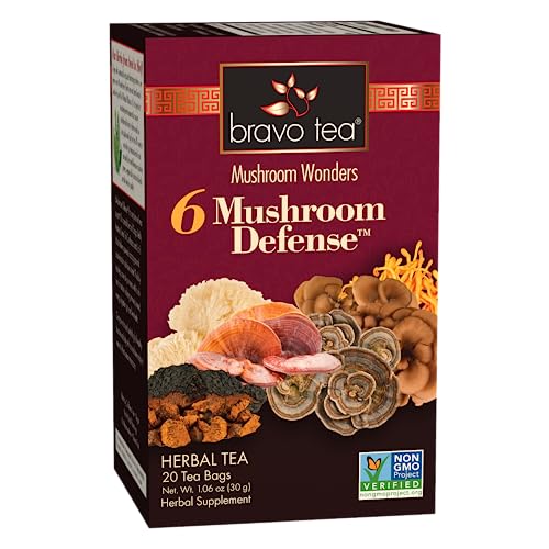 Caffeine-Free 6 Mushroom Defense Herbal Tea Bags