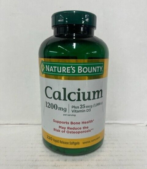 Calcium 1200 mg with Vitamin D3 Softgels