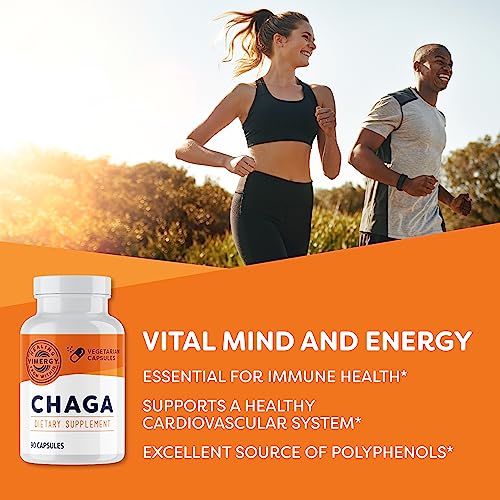 Vimergy Pure Chaga Mushroom Capsules for Heart Health