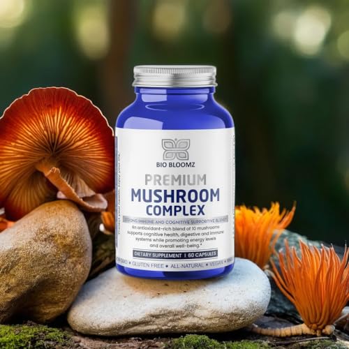 Premium Mushroom Complex Capsules for Immune Support