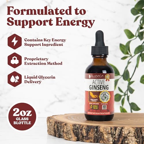 Korean Red Panax Ginseng Liquid for Energy & Vitality