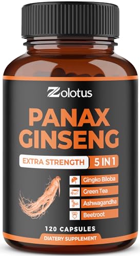 Zolotus Korean Red Ginseng & Ginkgo Biloba Capsules