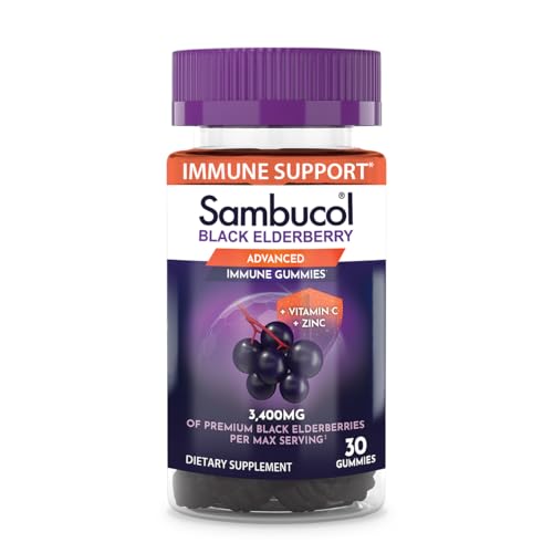 Sambucol Black Elderberry Gummies with Zinc & Vitamin C