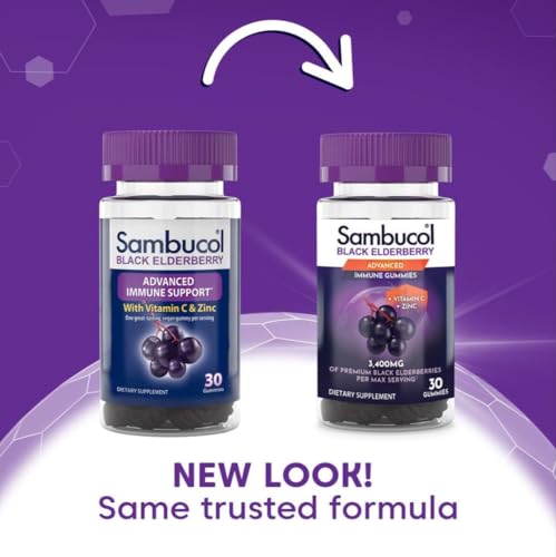 Sambucol Black Elderberry Gummies with Zinc & Vitamin C