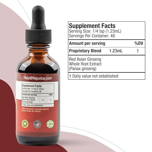 Korean Red Panax Ginseng Liquid for Energy & Vitality