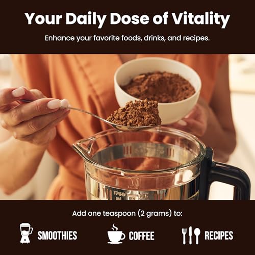 Organic Mushroom Powder Blend for Focus & Immunity