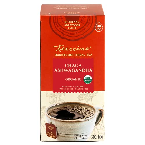 Organic Butterscotch Chaga Ashwagandha Tea Bags