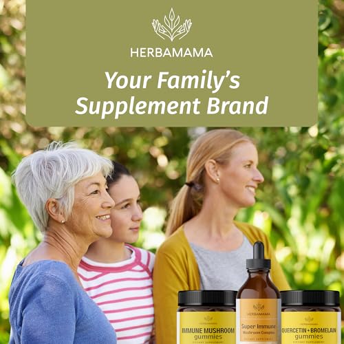 Herbamama Vegan Mushroom Complex for Immune Support