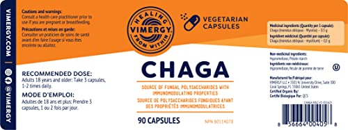 Vimergy Pure Chaga Mushroom Capsules for Heart Health