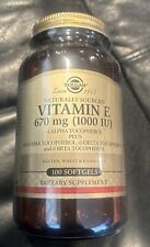 Solgar Vitamin E 670 mg - Antioxidant Support Softgels